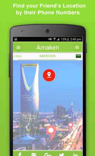 Amaken - Phone locator on map 2