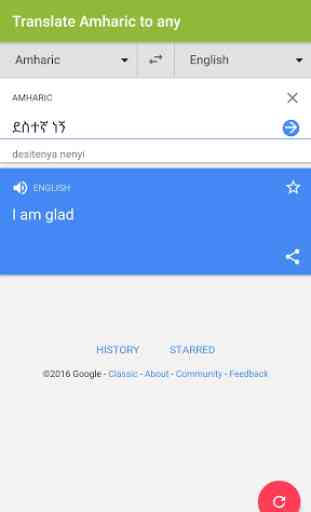 Amharic Dictionary - Translate 2