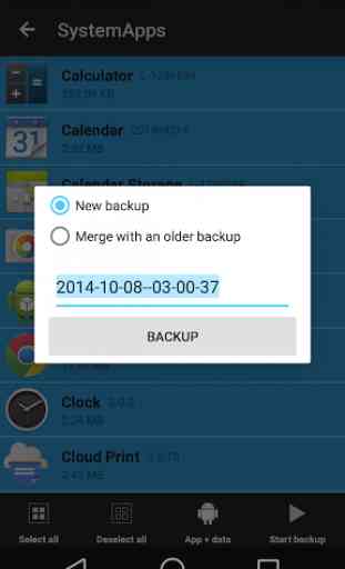 Backup + App backup & restore 2