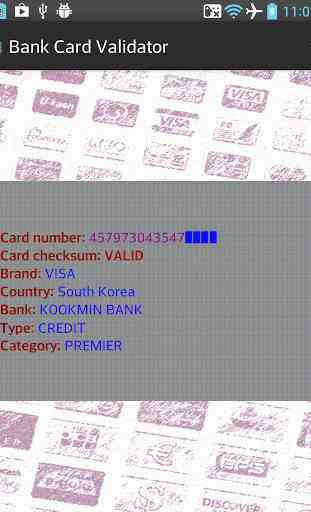 Bank Card Validator 2