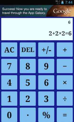 Calculatrice Standard 1