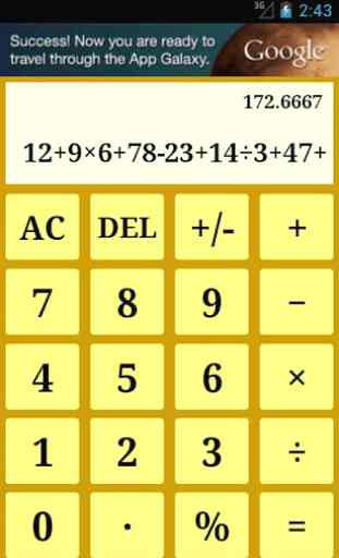 Calculatrice Standard 4