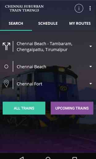 Chennai Suburban Train Timings 1
