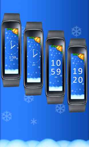 Christmas Theme for Gear Fit 1
