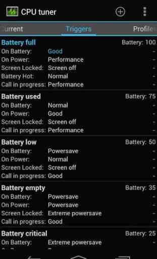 CPU tuner (Rooted phones) 2