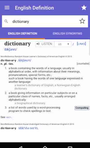 Dictionnaire Anglais-F WordRef 1