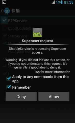 Disable Service 3
