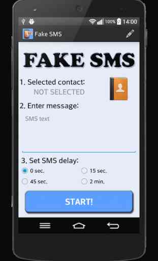 Faux message SMS 1