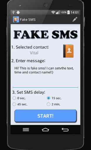 Faux message SMS 2