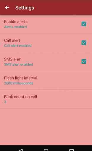 Flash alerte d'appele et sms 4