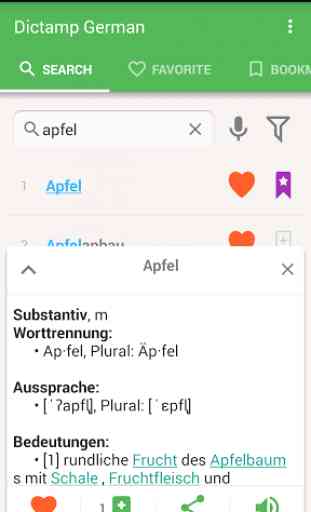 German dictionary - offline 3