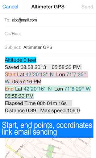 GPS Altimeter Speedometer + 4