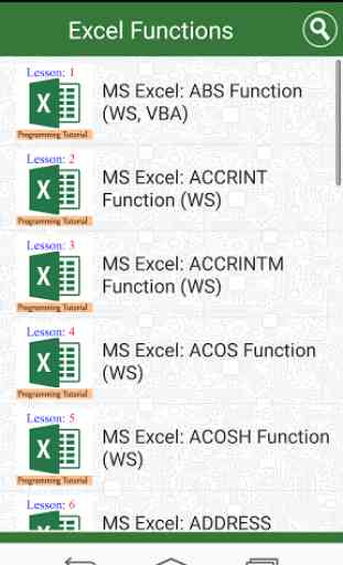 Guide Functions in Excel 1
