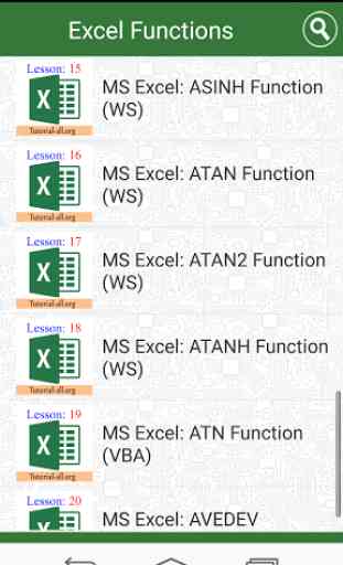 Guide Functions in Excel 3