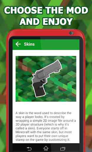 Gun Mod for Minecraft PE 3