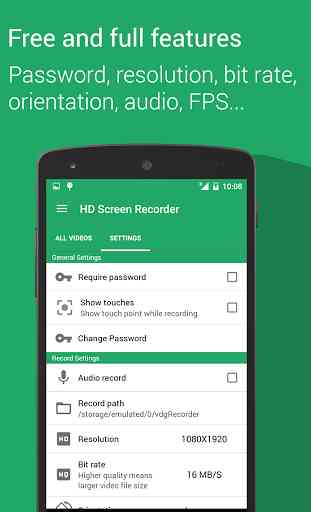 HD Screen Recorder - No Root 2
