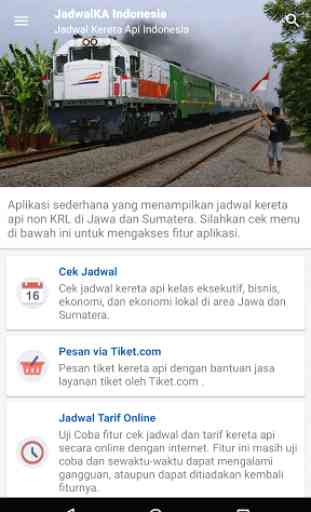 JadwalKA Kereta Api Indonesia 1
