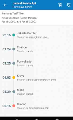 JadwalKA Kereta Api Indonesia 2