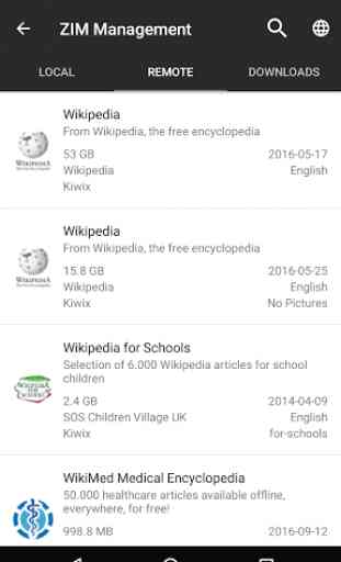 Kiwix, Wikipédia sans Internet 4