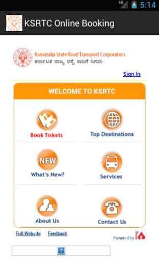 KSRTC Online Booking 1
