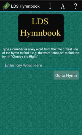 LDS Hymnbook 1