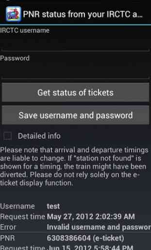 PNR status and train info 4