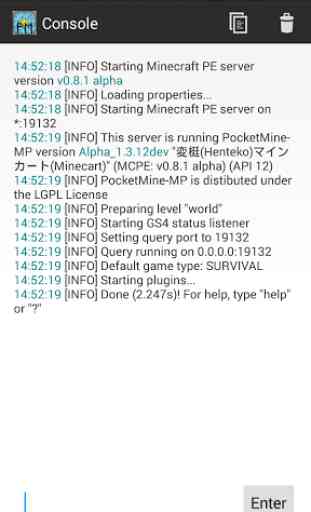 PocketMine-MP for Android 2
