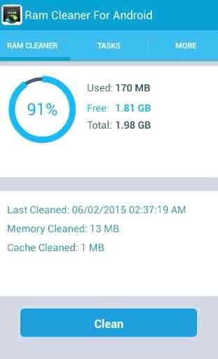 Ram Cleaner For Android 1
