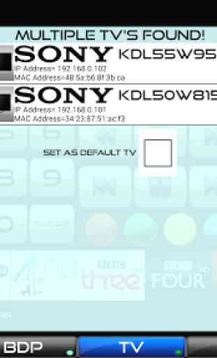Remote for Sony TV/BD WiFi&IR 4