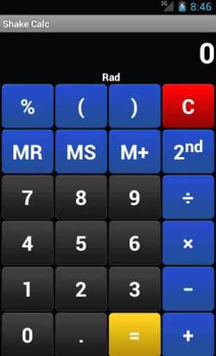 Shake Calc - Calculatrice 1