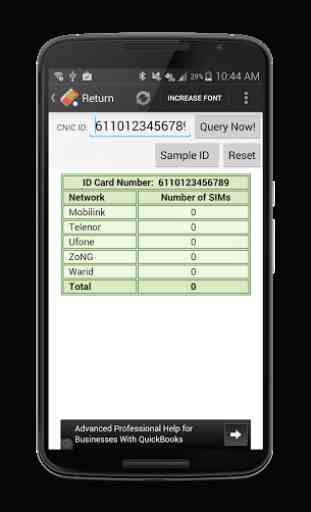 SIM Card Details 3