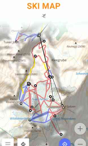 Ski Map — OsmAnd 1
