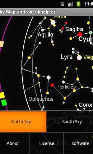 Sky Map of Constellations 4