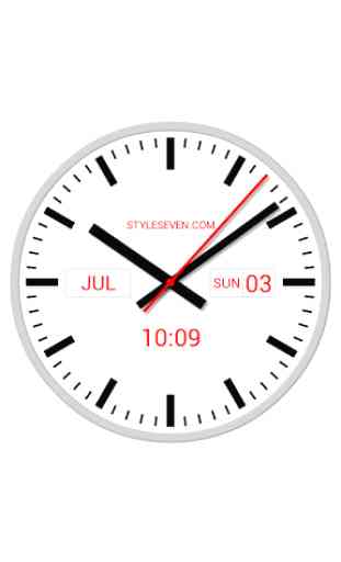 Swiss Analog Clock-7 1