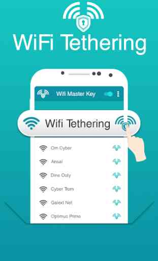 Tethering for WiFi Master Key 4