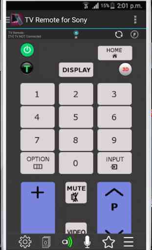 TV Remote for Sony 3