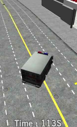 Ambulance Parking 3D avancée 2