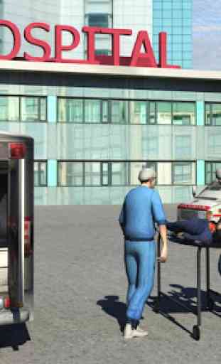 Ambulance Pilote 3d Parking 2