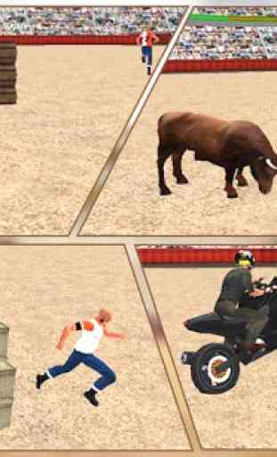 Angry Bull Attaque Arène Sim 4