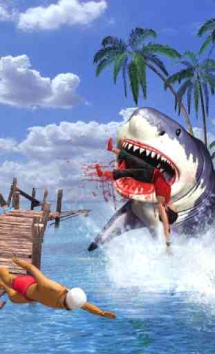 Angry jeu Shark 3D Simulator 2