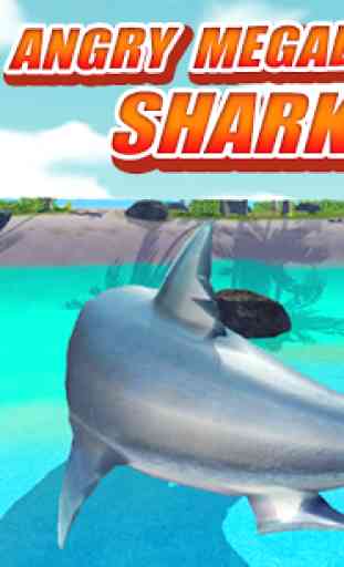 Angry Megalodon Shark 3D 2