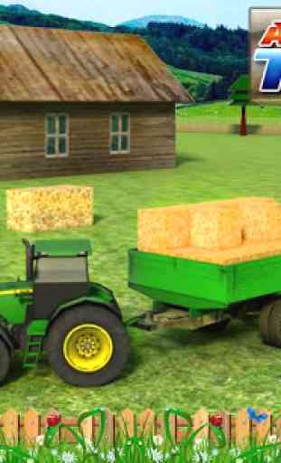 Animal Hay Transport Tracteur 1