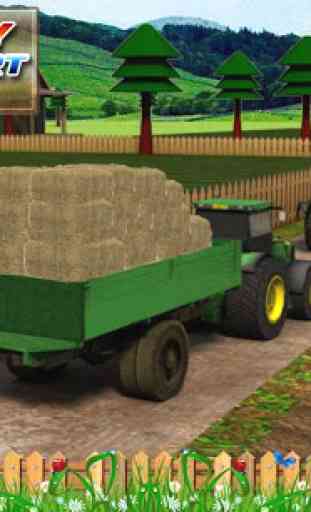 Animal Hay Transport Tracteur 2