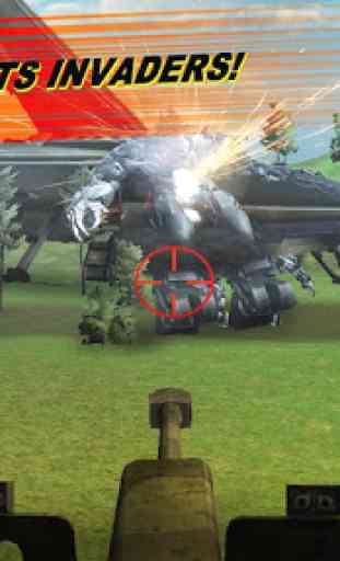 Artillery vs Tank Robot X Ray 2