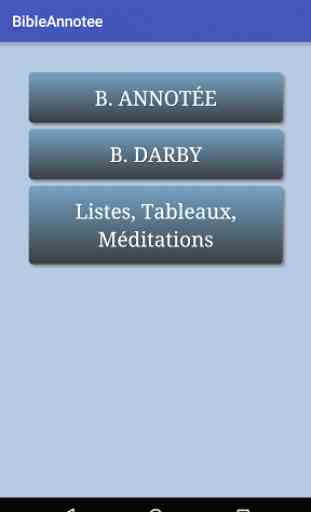 Bible Annotée et Darby 1