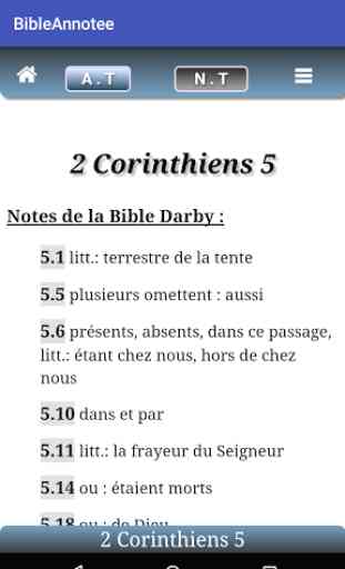 Bible Annotée et Darby 4