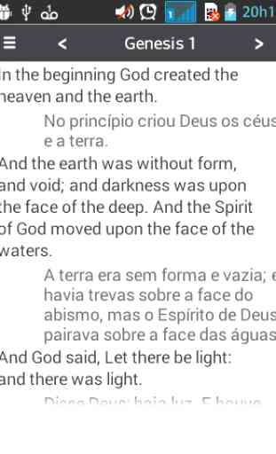 Bíblia Português - Inglês 1