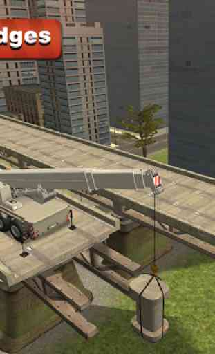 Bridge Construction Crane Sim 4