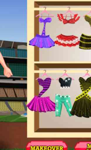 Cheerleader Girl Dress Up Game 3