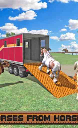 cheval stunts camion transport 1